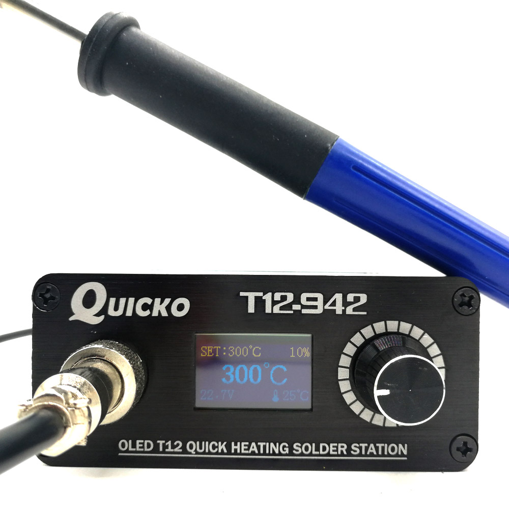 Soldering Station T12 Oled - QUICKO MINI T12 STC OLED 디지털