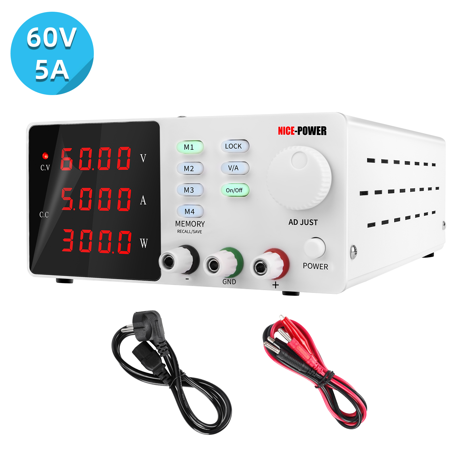 Programmable Dc Power Supply 60V 5A - 신형 디자인 고성능 Spps-S605 60V 5A