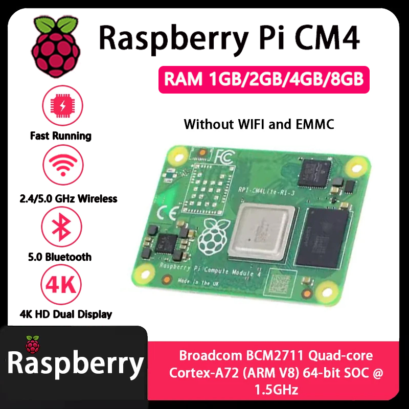 라즈베리 파이 CM4 1GB/2GB/4GB/8GB RA - Raspberry Pi Compute Module 4 8Gb 32Gb 리뷰 및 가격