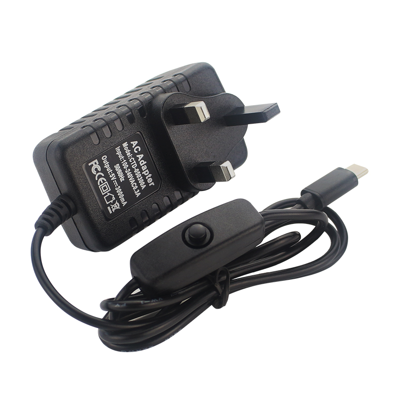 ON/OFF 스위치가 있는 5V 3A 전원 공급 장치  - Banana Pi Bpi-M5 리뷰 및 가격