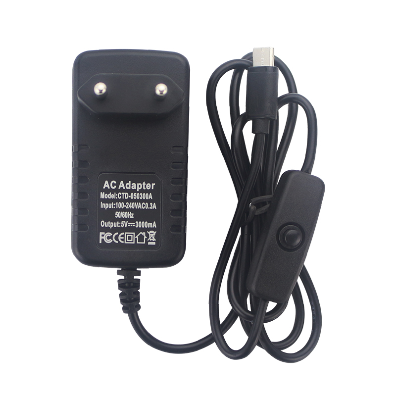 ON/OFF 스위치가 있는 5V 3A 전원 공급 장치  - Banana Pi Bpi-M5 리뷰 및 가격