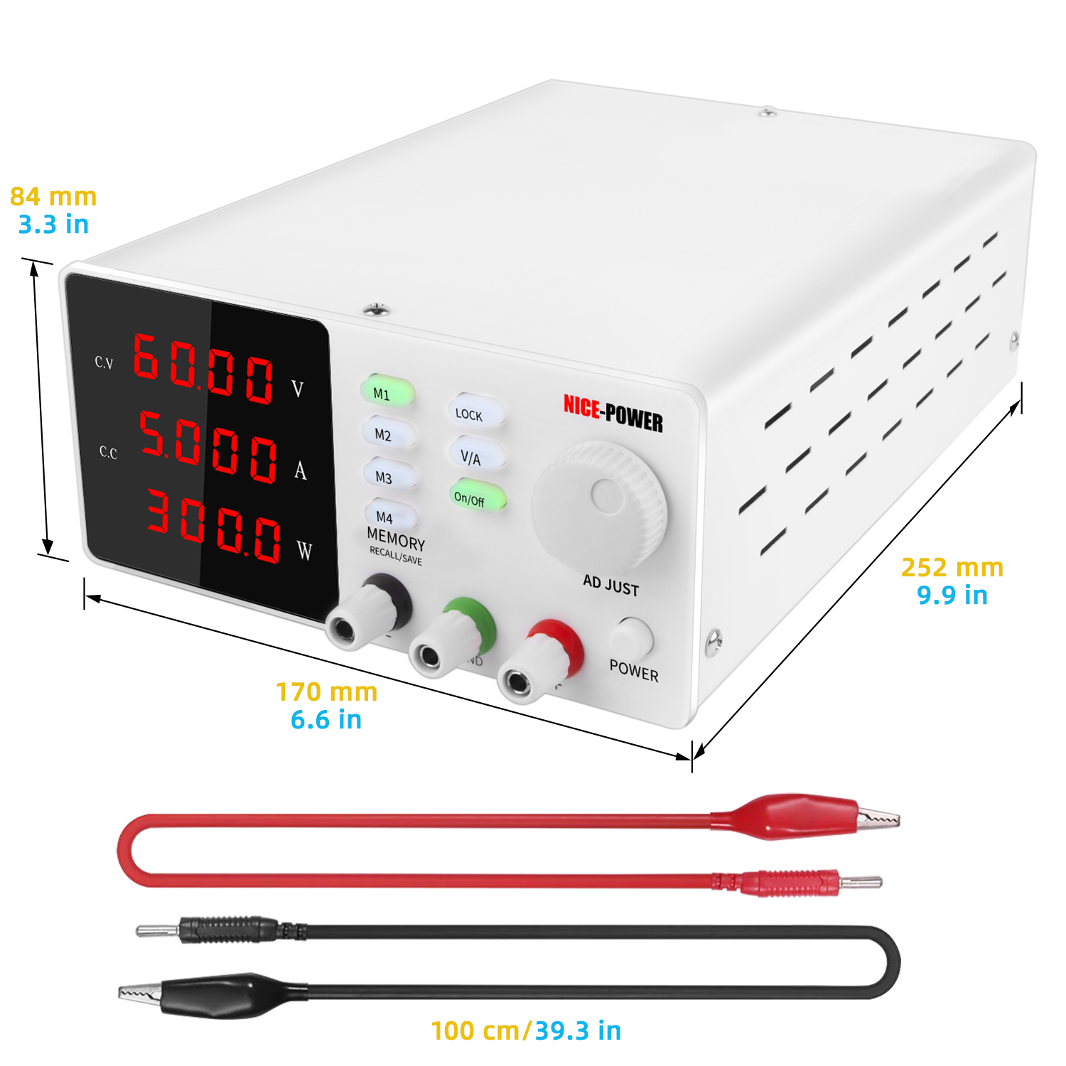 신형 디자인 고성능 Spps-S605 60V 5A 디지 - Programmable Dc Power Supply 60V 5A 리뷰 및 가격